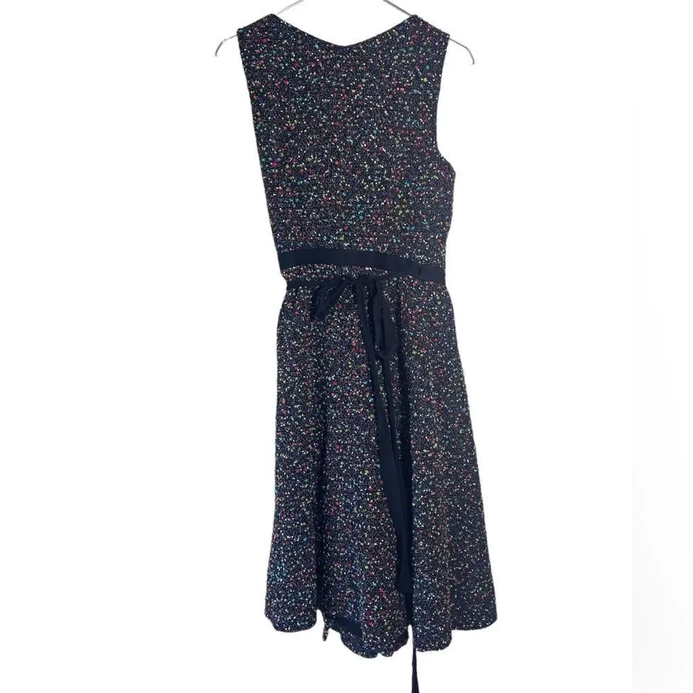 DVF Seduction Dress Black Multi Size 2 - Picture 5 of 10